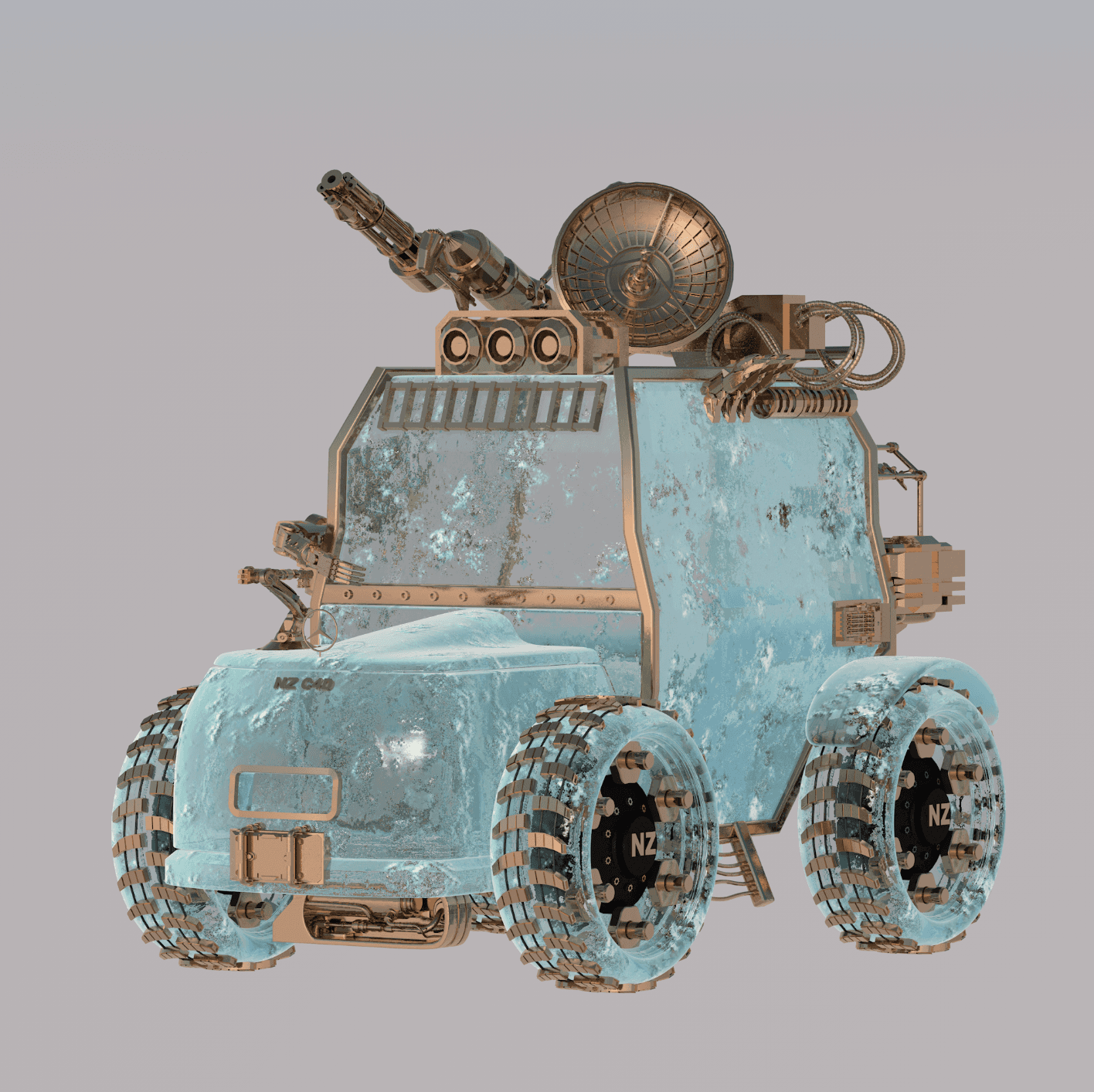 NZ C4D Series: Tactical Exploration Vehicles