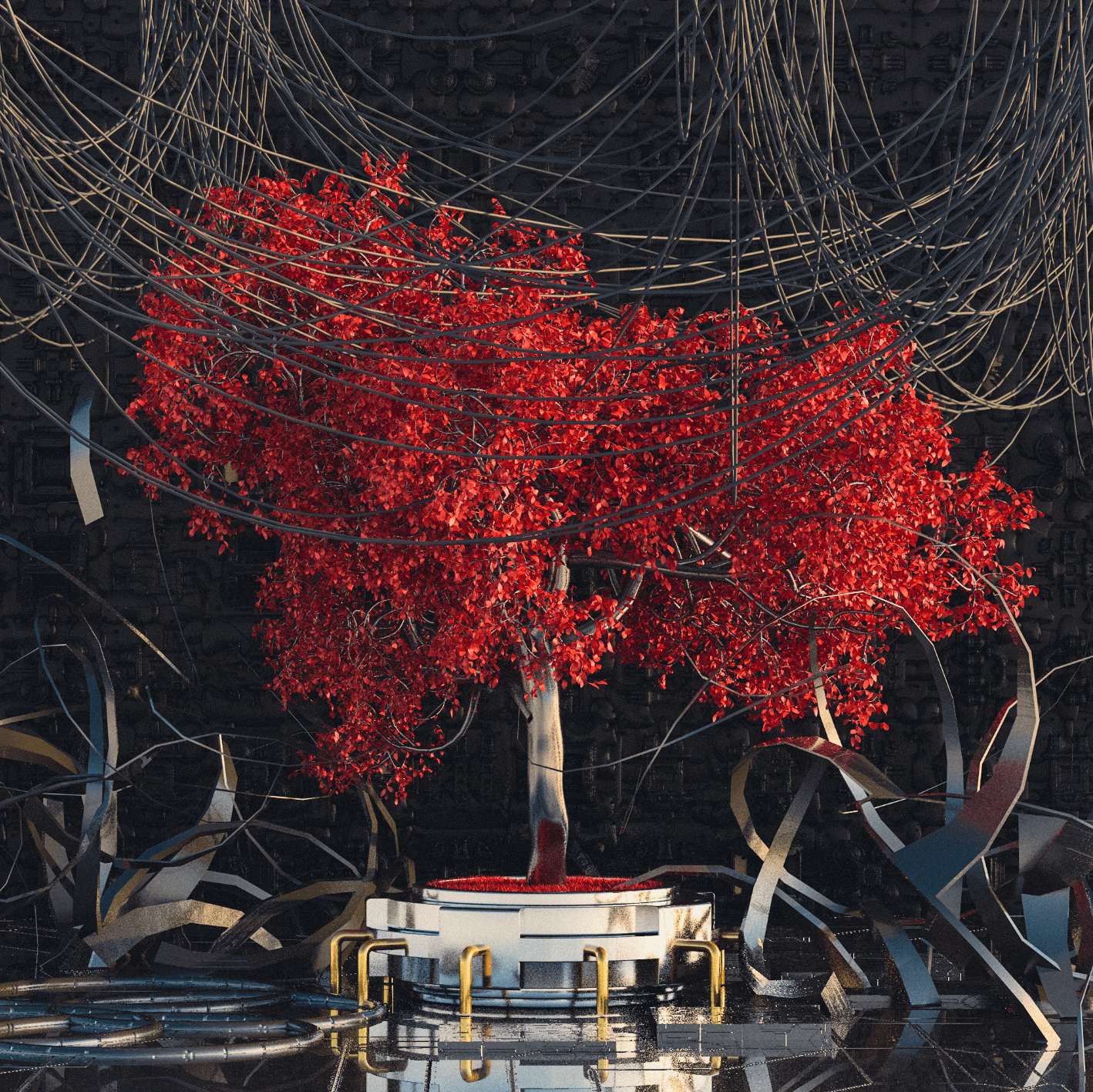 Poetic Cyberpunk: A Vision of 2077 Forged in Digital Realms