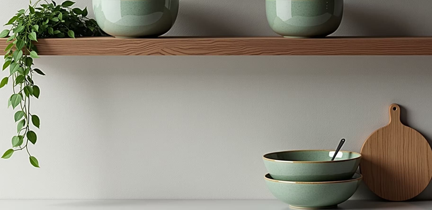 Minimalist Kitchen and Workspace image 1